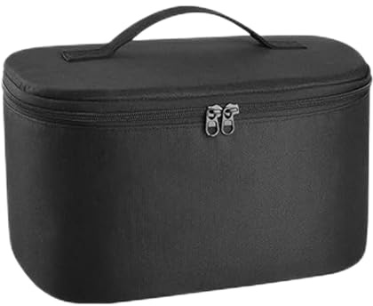Valigetta per il trasporto del kit di ceretta - Valigetta per riporre gli strumenti per la ceretta, organizer per kit di ceretta con divisorio rimovibile e maniglia | Borsa scaldacera, borsa da viaggi