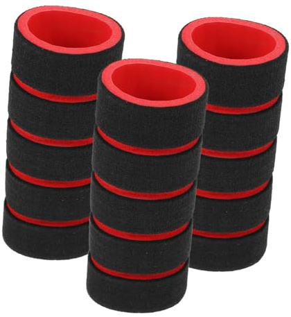 HANABASS Handlebar Grip Cover 3 Pack Foam Bar Protector for Gym Barbell and Weight Bar Pads Anti-Skid Squat Pull-up Foam Sleeve 4.13X1.38In