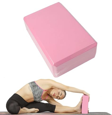 Bloques de Yoga de Espuma,Accesorios de Gimnasio Portátiles de EVA | Equipo De Entrenamiento Para Mujeres Ladrillo De Pilates | para Mujeres Adultos Principiantes Meditación Estiramiento Fitness