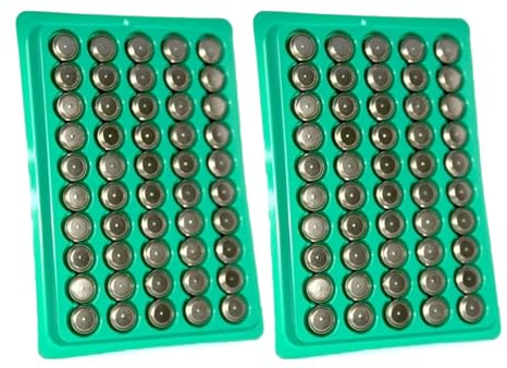 KACCDE Pila de botón LR44 de 50/100 AG13, reproductores de MP3, calculadora de reloj, batería alcalina de manganeso, 1,5 V, 140 mAh, calculadora de reloj alcalina, control remoto