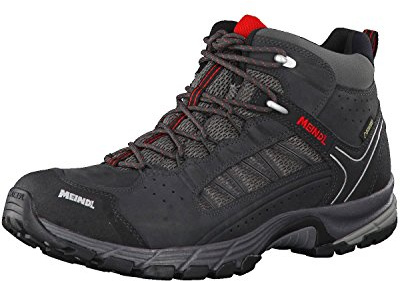 Meindl Herren Schuhe Journey MID GTX 52740 anthrazit/rot 42.5 (UK 8.5)