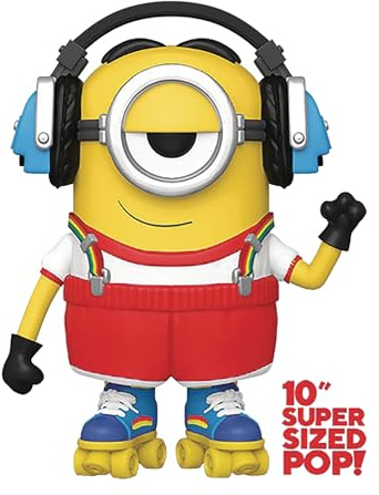Funko Pop! Movies: Minions 2- 10 Roller Skating Stuart - Otto - Despicable Me: Minions - Collectable Vinyl Figure - Gift Idea - Official Merchandise - Toys for Kids & Adults - Movies Fans