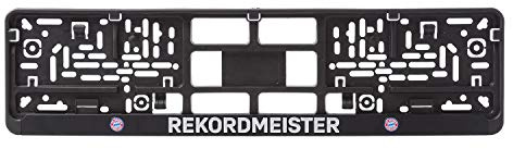 FC Bayern München 3D Kennzeichenverstärker I Kennzeichenhalter I Rekordmeister