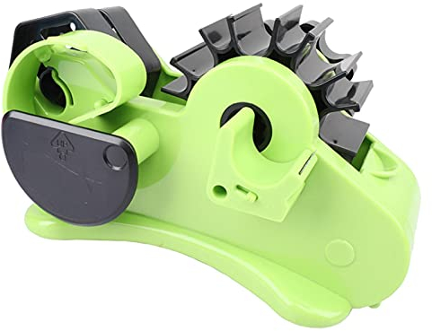 Klebebandspender, Schreibwaren-Klebebandhalter, Kunststoff-Automatischer Rollenbandschneider, multifunktionaler Klebebandhalter, nachfüllbarer Klebebandspender für Zuhause und Büro, 19 x 12,5 x 10 cm