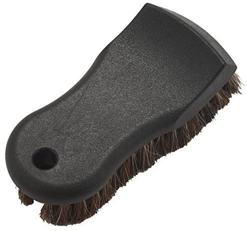 Youdefa Auto Reinigungs BüRste, Soft Haar Detaillierungs BüRste rutschfeste WäSche Fahrzeug BüRste für Felgen Fahrwerk, KüHler Grill