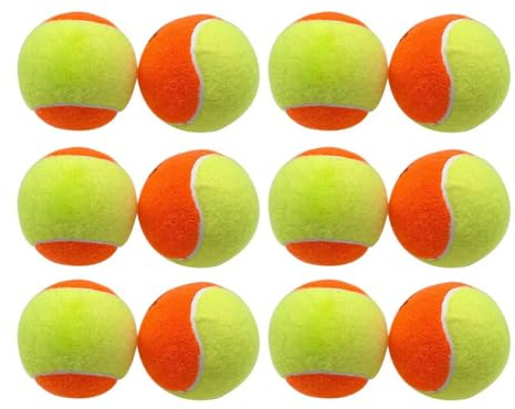 12pcs Beach Tennis Paddle Ball Impact Resistance Soft Training Exercise Gift for Kids Adults Beginner Dog Training Practice Beach