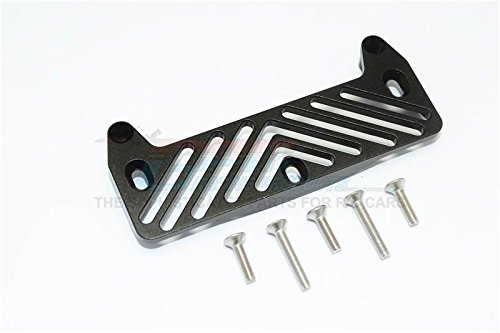 Tamiya Lunch Box Upgrade Parts Aluminium Front Bumper Mount - 1Pc Set Black