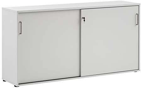 Möbelpartner Denver Schiebetürenschrank Denver, 701490, Lichtgrau, ca. 160,2 x 41 x 84 cm