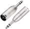 Mr. Gadget's Solutions XLR to Jack TRS Adapter, Balanced Male XLR to Quarter Inch 6.35mm Male Adapter