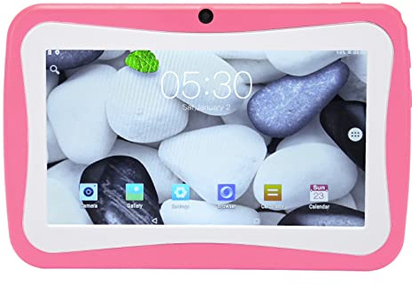 Kids Tablet, 7 Inch Tablet for Kids, Android 8.0 Toddler Tablet, Quad Core Processor, 4GB RAM 32GB ROM, HD IPS Touchscreen, Dual Camera, Bluetooth5.0, WiFi, GMS, Kid-Proof Case (Pink)
