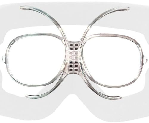 Inserto Rx para gafas de esquí con prescripción - Adaptador de lente duradero para deportes de nieve, inserto para gafas Rx | Adaptador de inserción de gafas de esquí, accesorios para gafas,