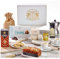 Edmond & Charles Gourmet Gift Hamper, Includes Tea, Swiss Chocolate Ground Coffee, Chocolate Orange Shortbread, Fruit Cake, Salted Caramel Creams & More. Hampers & Gourmet Gifts for Women & Men