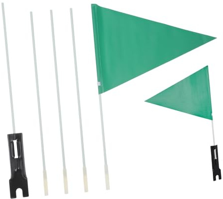 GAROZATION 1set Adjustable Safety Flag for Boys and Girls Bike Reflective Cycling Pennant for Enhanced Visibility and Eye-catching for Boy Girl and Elderly