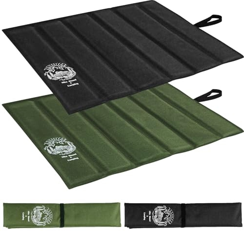 Cuscino da Stadio Pieghevole, 2PCS Cuscino Pieghevole per Esterni,Tappetino Pieghevoles Campeggio Outdoor,Oxford,Durevole e Impermeabile Cuscin Pieghevol per Esterno per Turismo Campeggio Parco Picnic