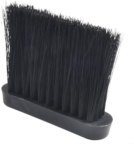 Cepillos para chimenea, escoba de repuesto con mango de polipropileno, mango de plástico, herramienta de repuesto para chimenea, cerdas de sisal (L)