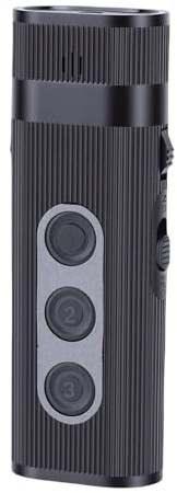 Luocute Sound Amplifier, Personal Hearing Devices with Noise Cancellation and Voice Enhancement, Rechargeable Sound Amplifier for Seniors with Volume Control and Belt Clamp (Black)