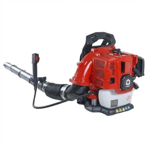 Garvee Con 1 Pacchetto Plastica 2 Plastica Zaino Soffiatore Foglie - Potenza Commerciale 66CC 4.0HP Motore a 2 Tempi, 880 CFM, 320 MPH, Design Ergonomico Per Giardino, Prato, Rimozione Neve，Rosso