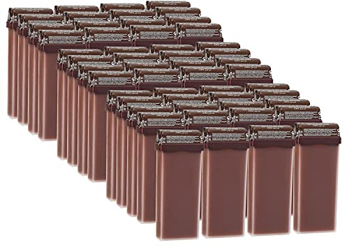 Beauty Image - Cera Depilatoria Roll-on 100 ml Chocowax - Pack 52 Cartuchos (Resinas 100% Españolas)