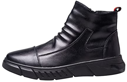Micoklinlin Arbeitsstiefel Herren Work Boots Wasserdicht Arbeitsschuhe Herren Sicherheitsschuhe Mode Safety Shoes for Men Schuhe mit Reißverschluss