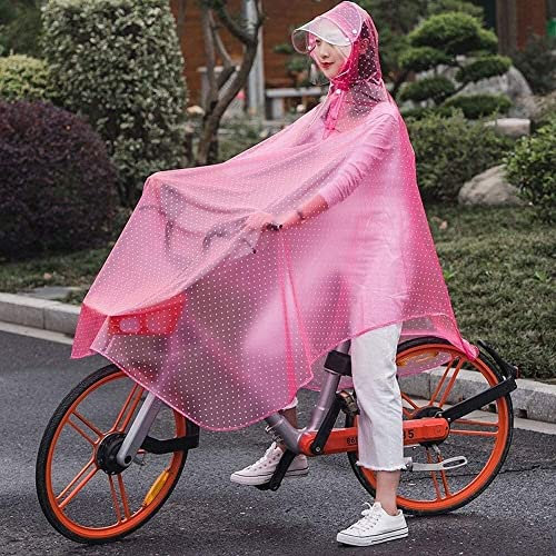 Fahrrad-Regenmantel, Regenmantel for Elektrofahrräder, Fahrrad-Poncho for Herren und Damen, Fahrrad-Regenmantel, Regenumhang, Poncho mit Kapuze, winddichter Regenmantel, Mobilitäts-Roller-Abdeckung (