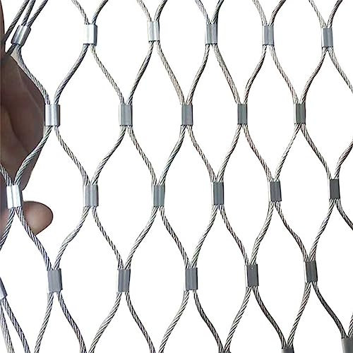 LGJEGD Robuster Hühnerzaun for Hühnergeflügelstall, Tiergeflecht, Maschendraht aus Edelstahl 304 (Color : Malla10cm, Size : 1.5x2m)
