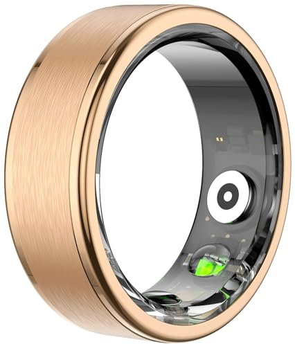 Smart Ring Fitnss Tracker Heart Rate Sleep Monitor Blood Oxygen Health Ring Fitness Ring Pedometer Calories Step Counter Exercise Mode Sport Ring 5ATM Waterproof Smart Rings for Men Women