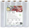 KitchenBoss Bolsas Envasar al Vacio：Bolsas Vacio Alimentos 5 Rollos 28x300cm, Rollos Envasadora al Vacio Adecuado para sous vide, sellador al vacío y Microondas
