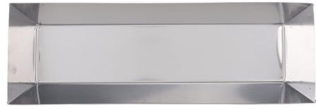 Ausla 14 Inch Stainless Steel Mud Pan, Drywall Tool Tray Bucket for Cement Mortar Putty Paint Mixing