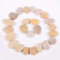 24 beige steine zum bemalen - natürliche Flussfelsen mit glatter Oberfläche für Kunsthandwerk, 5-8 cm