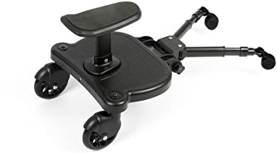 Roalleasy - Tabla de cochecito, con asiento, monopatín universal, tablas con ruedas, para niños de 2 a 6 años (25 kg), compatible con todos los cochecitos