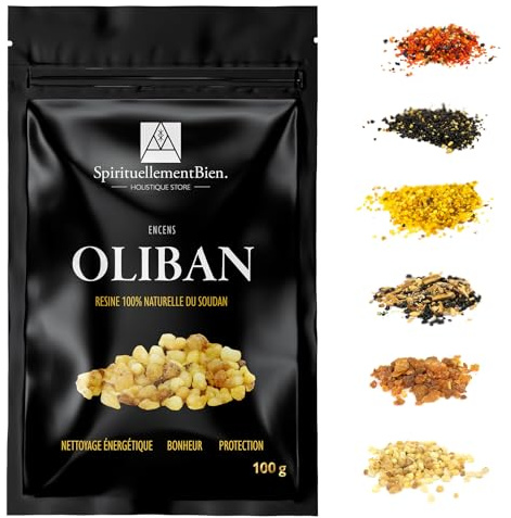 100 % rent naturligt heligt harts rökelse i korn 50 g – 100 g för sprutning, parfymbrännare, rökelsealternativ i bar eller kon (100 gr)
