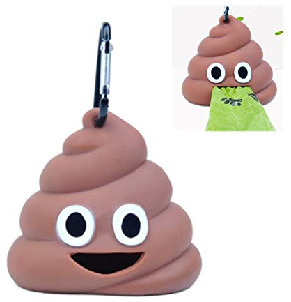 Dispensador De Bolsas De Basura, Portátil Con Diseño De Hebilla Bolsas Para Excrementos De Perros Contenedor De Almacenamiento Conveniente De Usar Separador De Bolsas De Basura