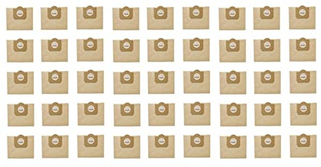 ZASXDCER Bolsa de Basura for aspiradora de 45 Piezas, Bolsa for Polvo for barredora. Compatible con aspiradora KARCHER WD3 Premium WD 3.300 M WD 3.200 WD3.500 P 6.959-130.