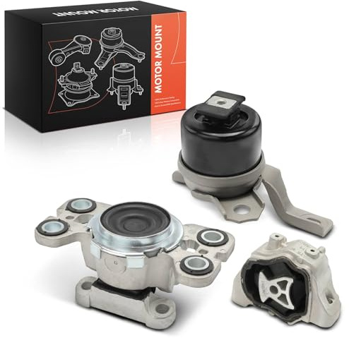 Frankberg 3x Supporti Motore Compatibile con XC60 156 2.4L XC60 156 2.0L V60 I 155 2.0L V70 III 135 2.0L XC70 II 136 2.4L Replace# 31277313