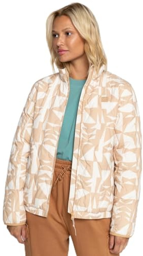 BILLABONG Transport Lite - Chaqueta con Cremallera - Mujer - Beige