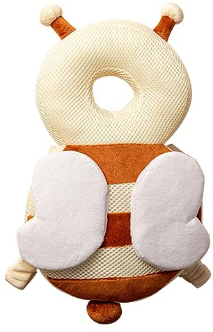 JUCHRZEY Suave Almohada de protección para la Cabeza para niños pequeños Mochila anticaída Relleno Forma de Animal Almohadilla Protectora de Seguridad para la Cabeza para Que el bebé camine