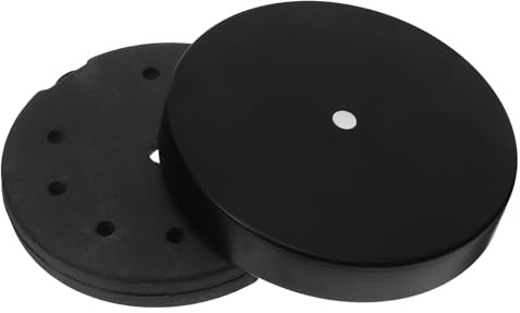Parliky Base Pesata Rotonda Supporto Stabile e Facile da Installare in Ferro Moderno e Resistente per Lampada da Terra per Ufficio e Camera da Letto
