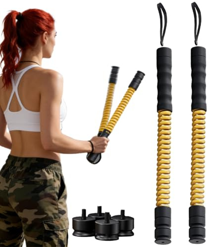 Corde da combattimento | Attrezzatura a resistenza regolabile, 2 corde ponderate a resistenza regolabile per allenamento, per boxe, fitness, cardio, sport ed esercizio completo