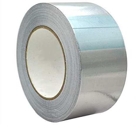 Cinta adhesiva de aluminio , adhesiva Cinta de aluminio protección resistente al calor, Cinta adhesiva de aluminio resistente al agua Cinta adhesiva de aluminio Aluband para sellar o aislar 60mm*50m