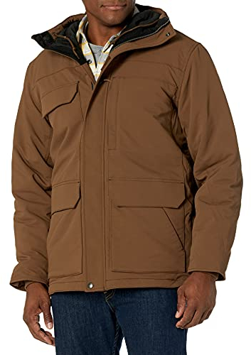 Carhartt Manteau traditionnel isolé Super Dux à coupe décontractée Vestes décontractées Homme, Marron, M