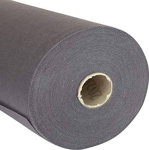 Intercabo - Rollo Mantel Camino de Mesa Tejido No Tejido - 0,4m x 48m - Rollo Camino precortado 1,2m > 40 Caminos de Mesa - Tela Decorativa para Mesa - Bajoplatos un Solo Uso - Color Gris Oscuro