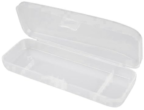 BWESOO White Transparent Shaving Box for Shaver Razor,Razor Protector Plastic Box Cover Container Storage for Manual Razor System, Razor and Brush Stands, Men Razors and Blade Refills Kit