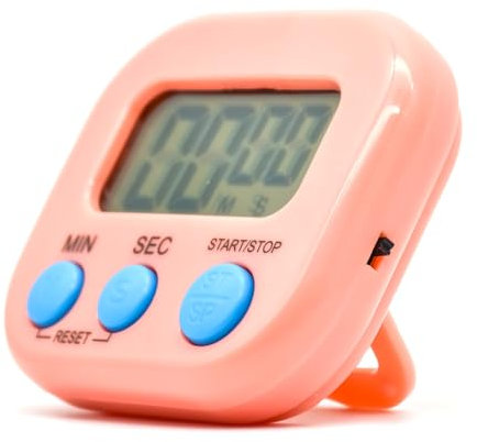PAITOK Digital Timer Kitchen Timers with Back Stand for Cooking,Versatile Countdown and Stopwatch Timers with Loud Alarm for Kitchen,Boiling Eggs,Exercise Training Kids Teacher Classroom