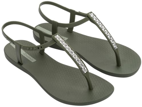 Ipanema Sandalia clásica Chic Fem, Green Crystal, 35/36 EU