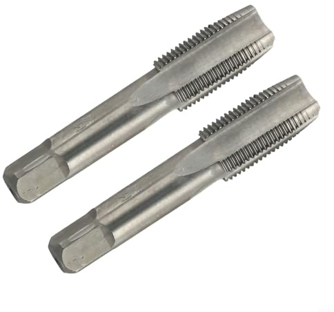 Besttoolifes 2 maschi filettati per mano sinistra e destra, filettatura 9/16-20 TPI, strumento per la riparazione del pedale del rubinetto della filettatura, per pedivelle della bici in acciaio ad