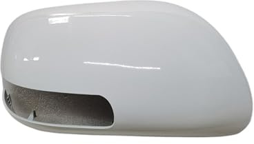 OJTEMHBH Tapas de espejo lateral para Toyota Auris 2009-2012, ajuste universal, color blanco derecho, material ABS, resistente a la intemperie, protege el espejo retrovisor