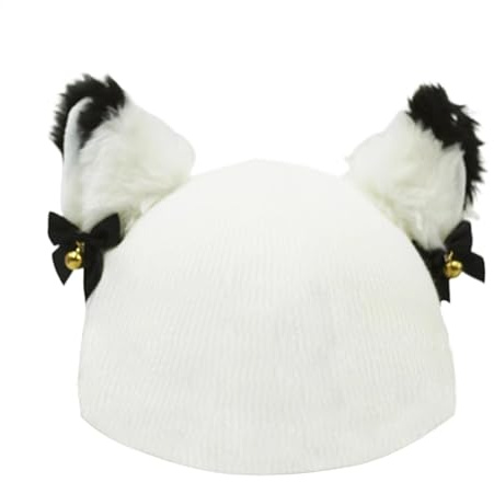 Copri casco da snowboard, con campanelle in peluche, orecchie di gatto, accessorio per casco elastico, decorazione per casco da sci, snowboard, skateboard, moto