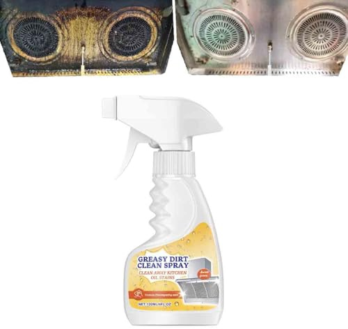Heavy Oil Cleaner,All-Purpose Oil Stain Cleaner,Multifunctional Powerful Kitchen Foam cleaner,120ml Heavy oil Grease Removal Spray,Durable Stain Cleaning Agent For Kitchen,Household,Stove (1pcs)