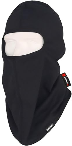 FR Face Mask Flame Resistant Balaclava FR Face Mask for Men Cotton Welding Balaclava Arc Rated NFPA2112 CAT2 Cover Welding Hood 1 Pack Black One Size