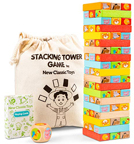 New Classic Toys Holzblockturm Game